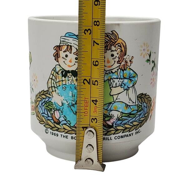 Raggedy Ann And Andy Plastic Mug 1969 The Bobbs-Merrill Company - Picture 7 of 7